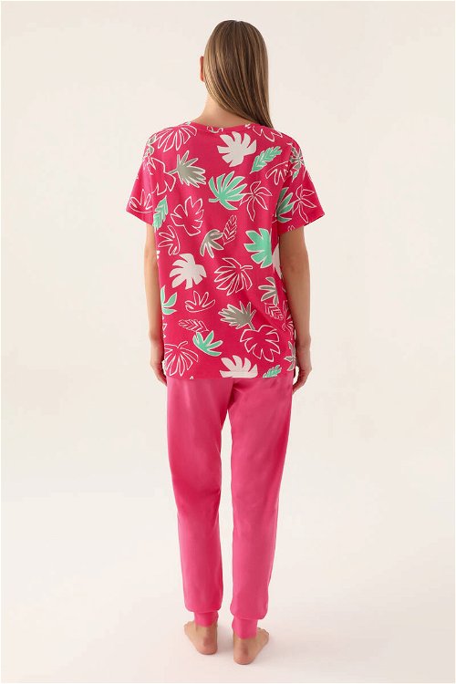 RolyPoly Pink Açık Fuşya Kadın Kısa Kol Pijama Takımı