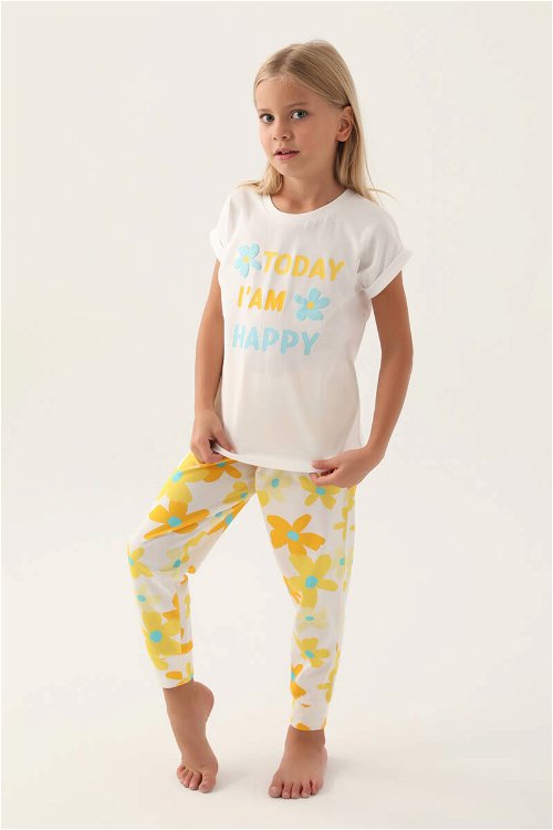 RolyPoly Today Krem Kız Çocuk Pijama Takımı