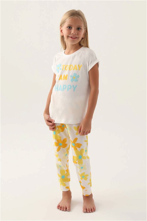 RolyPoly Today Krem Kız Çocuk Pijama Takımı