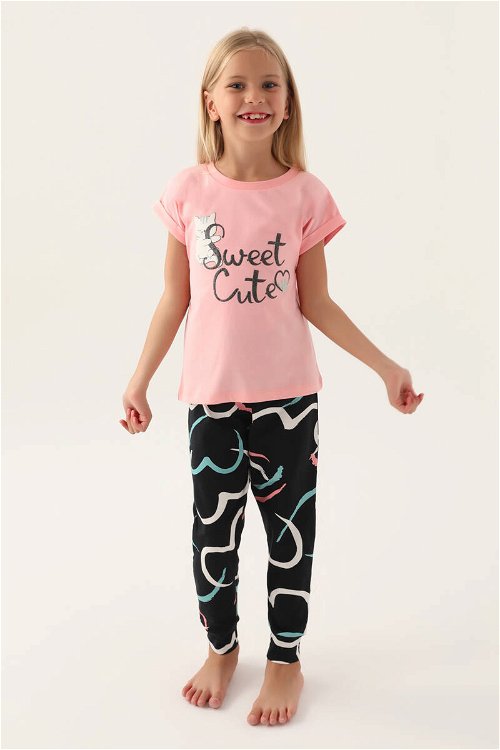 RolyPoly Sweet Somon Kız Çocuk Pijama Takımı