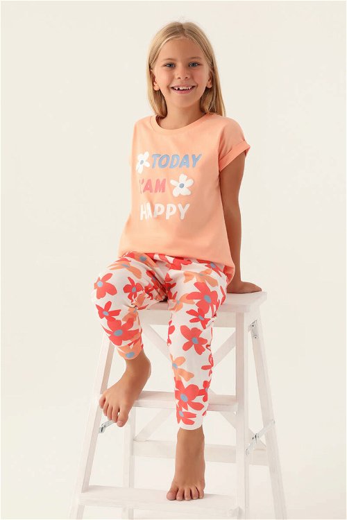 RolyPoly Today Somon Kız Çocuk Pijama Takımı