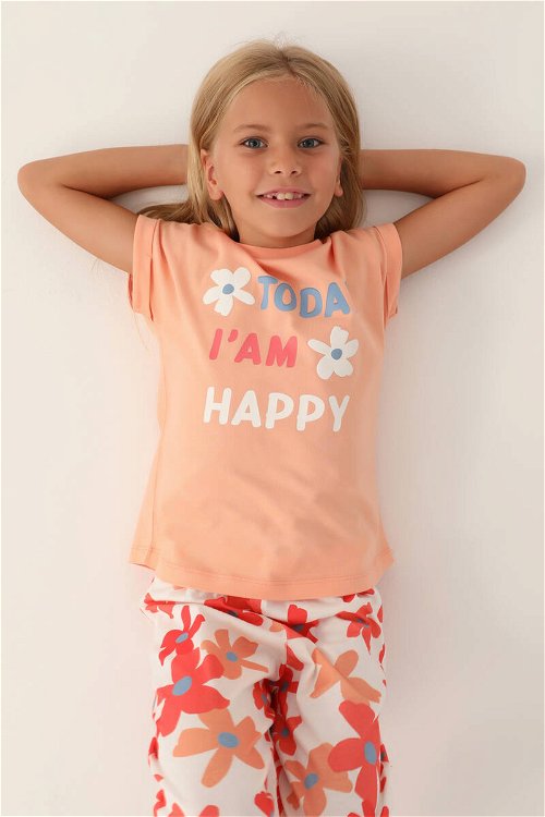 RolyPoly Today Somon Kız Çocuk Pijama Takımı