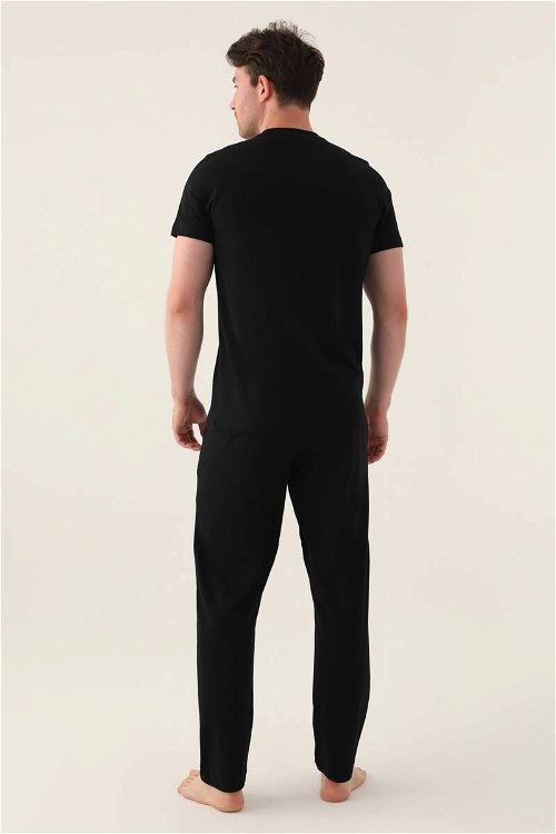 Arnetta Symmetry Siyah Erkek Pijama Takımı