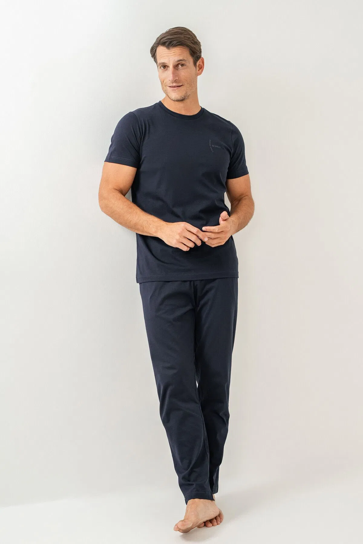 Arnetta - Arnetta Erkek Lacivert Pijama Takımı (1)