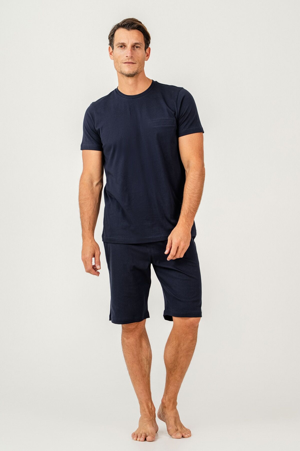 Arnetta - Arnetta Erkek Lacivert Bermuda Takım (1)