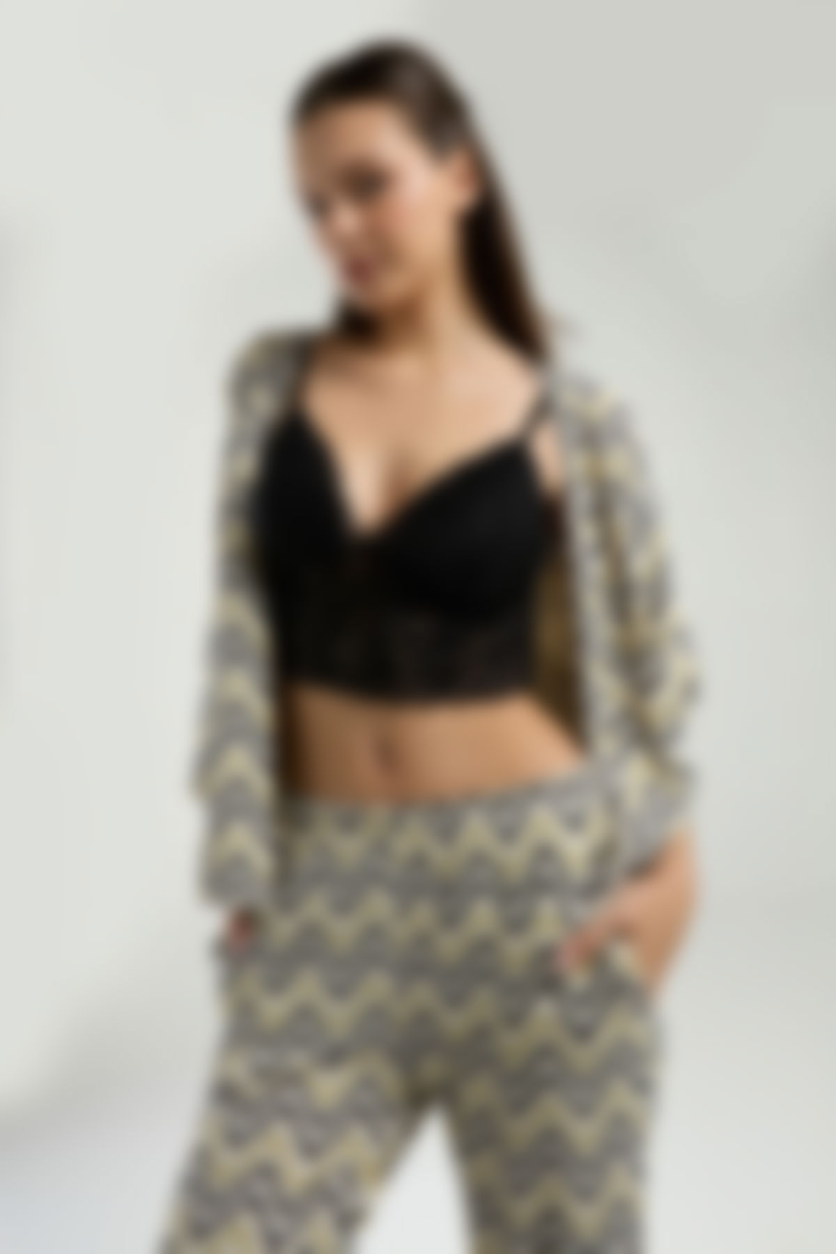 Arnetta - Arnetta Kadın Yeşil Pijama Takım