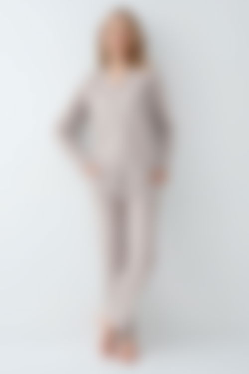 Arnetta - Arnetta Kadın Beyaz Gömlek Pijama