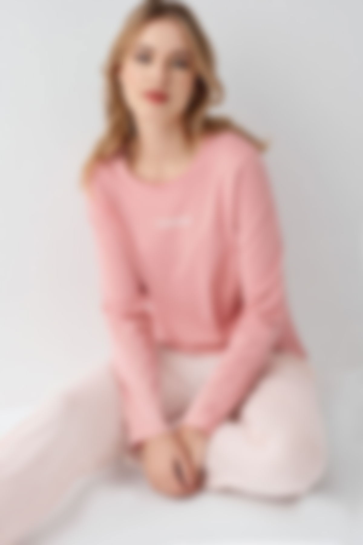 Arnetta - Arnetta Kadın Pembe Pijama Takımı