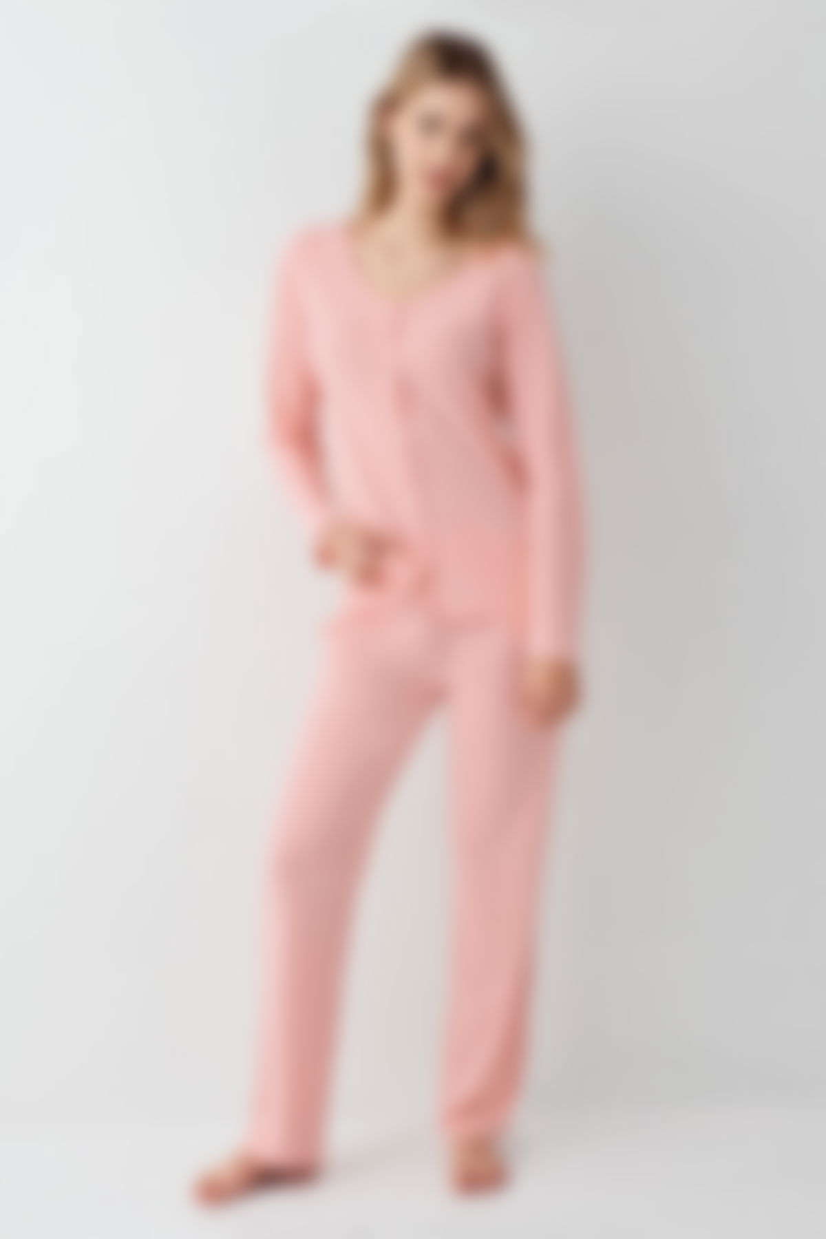 Arnetta - Arnetta Kadın Turuncu Pijama Takımı