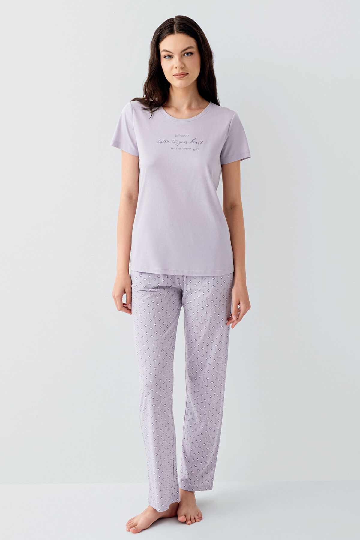 Arnetta - Arnetta Kadın Mor Pijama Takım (1)