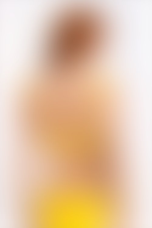 Arnetta - Arnetta Sarı Fırfırlı Bikini Üstü