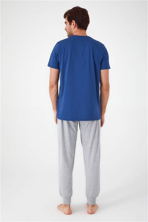 Rolypoly Sea Side Mavi Erkek Kısa Kol Pijama Takım