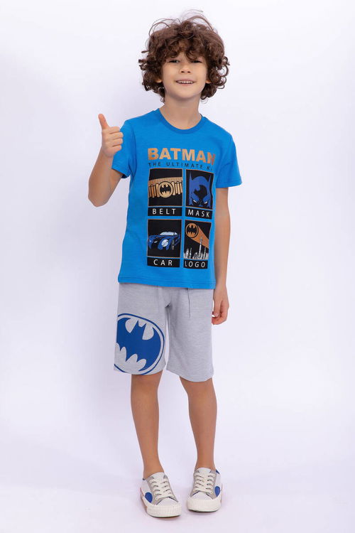 Batman Lisanslı The Ultimate Kit Cobalt Erkek Çocuk Bermuda Takım