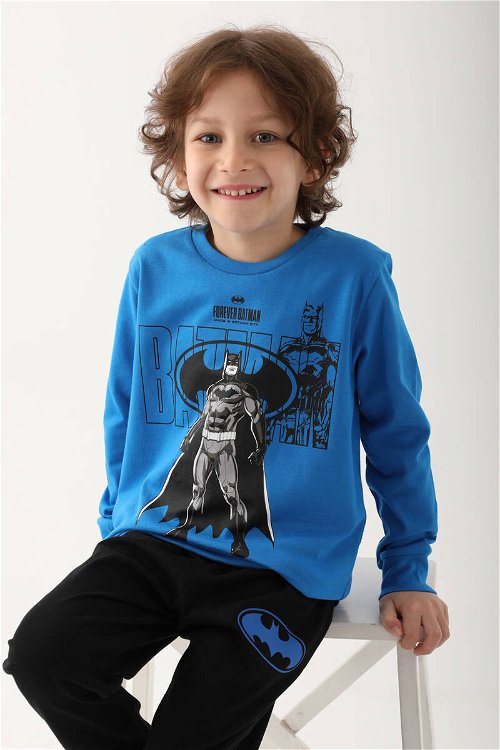 Batman Cobalt Erkek Çocuk Uzun Kol Eşofman Takım