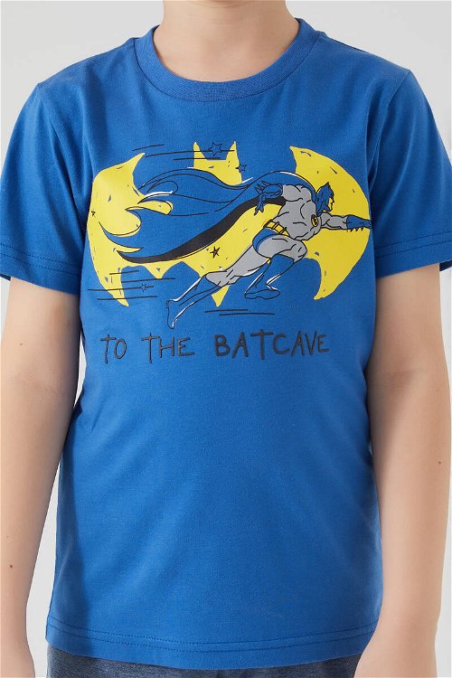 Batman To Do Batcave Mavi Erkek Çocuk Kapri Takım