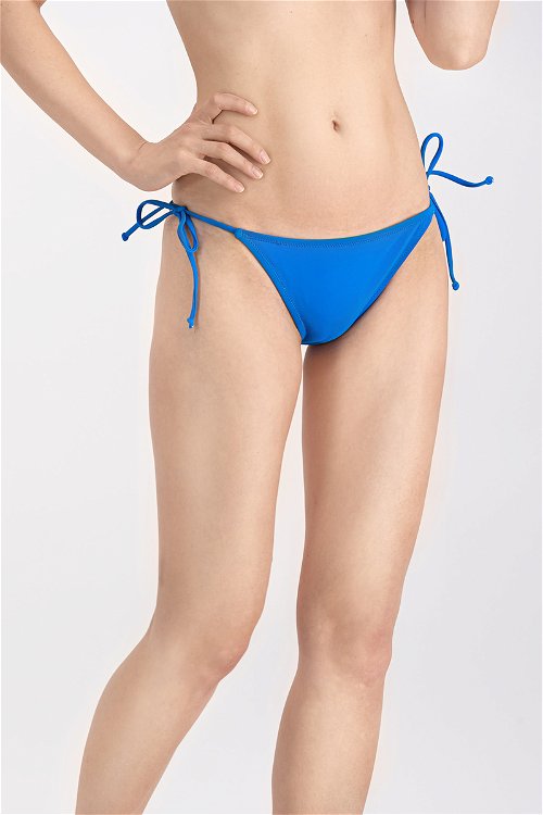 Arnetta Azur Mavi İpli Basic Bikini Altı