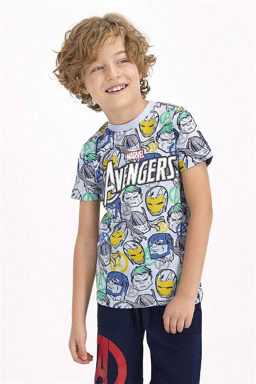 Disney Lisanslı Marvel'S Avengers Mavimelanj Erkek Çocuk Bermuda Takım