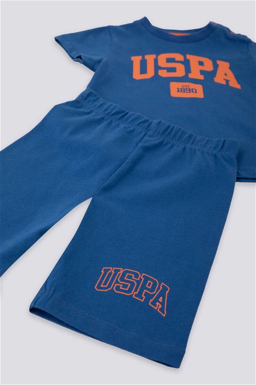 U.S. Polo Assn Bright Mavi Bebek Tshirt Takım