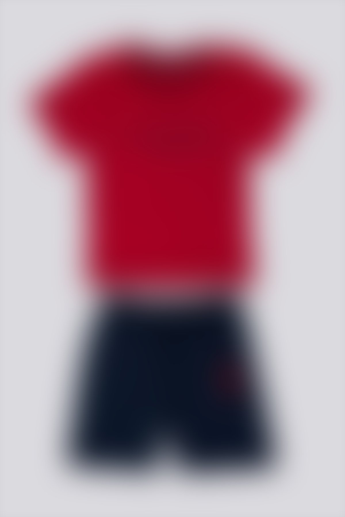 U.S. Polo Assn - U.S. Polo Assn Stylish Kırmızı Erkek Bebek Tshirt Takım