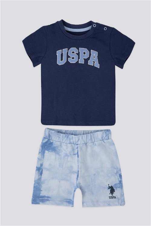 U.S. Polo Assn Joyful Koyu İndigo Bebek Tshirt Takım
