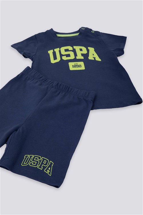 U.S. Polo Assn Bright Koyu İndigo Bebek Tshirt Takım