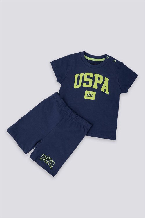 U.S. Polo Assn Bright Koyu İndigo Bebek Tshirt Takım