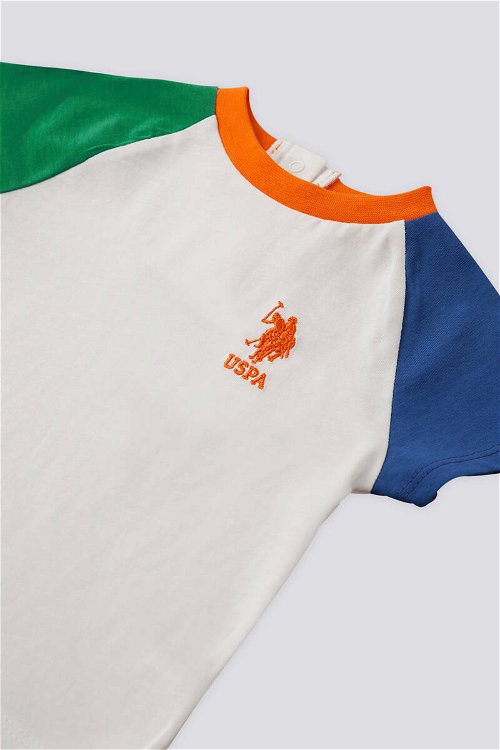 U.S. Polo Assn Lisanslı Two Colours Krem Erkek Bebek Takımı