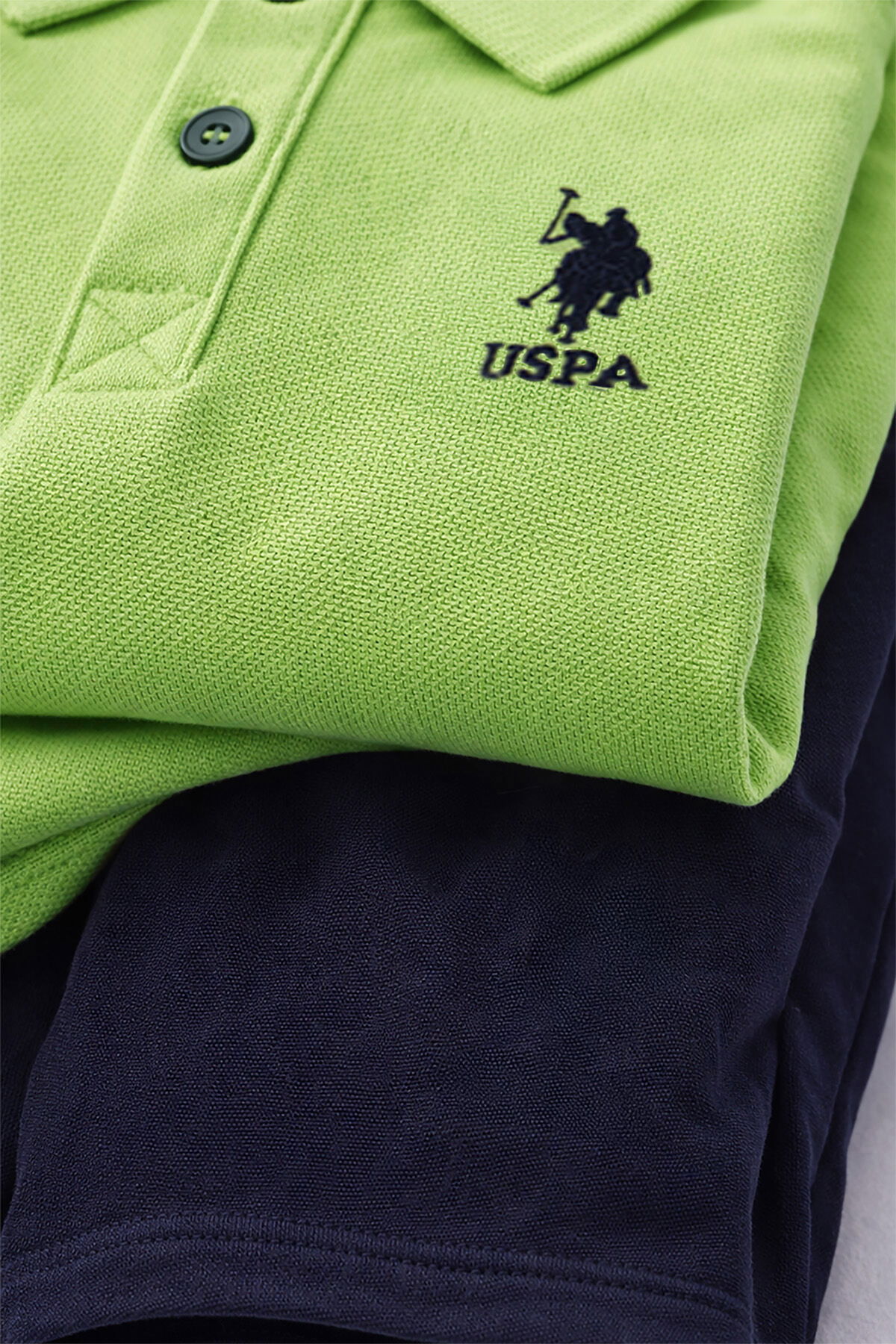 U.S. Polo Assn - U.S. Polo Assn Erkek Bebek Yeşil Takım (1)