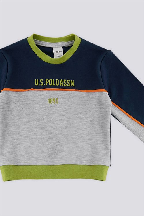 U.S. Polo Assn Koyu İndigo Cepli Bebek 2 Li Takım