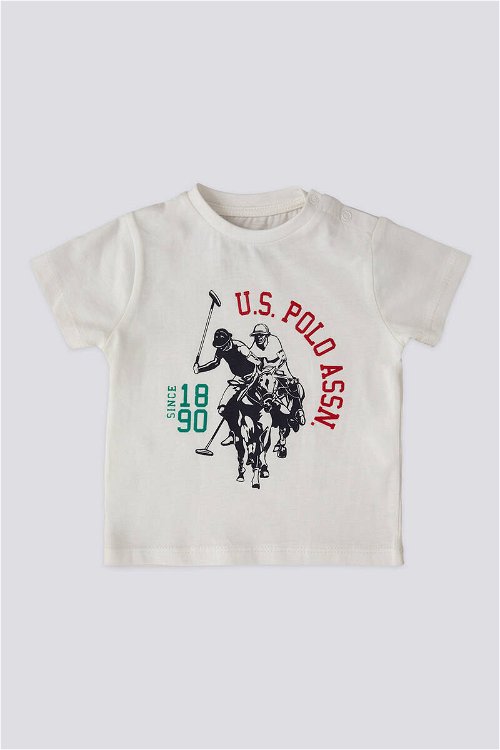 U.S. Polo Assn Lisanslı Capped Lacivert Erkek Bebek Eşofman Takımı
