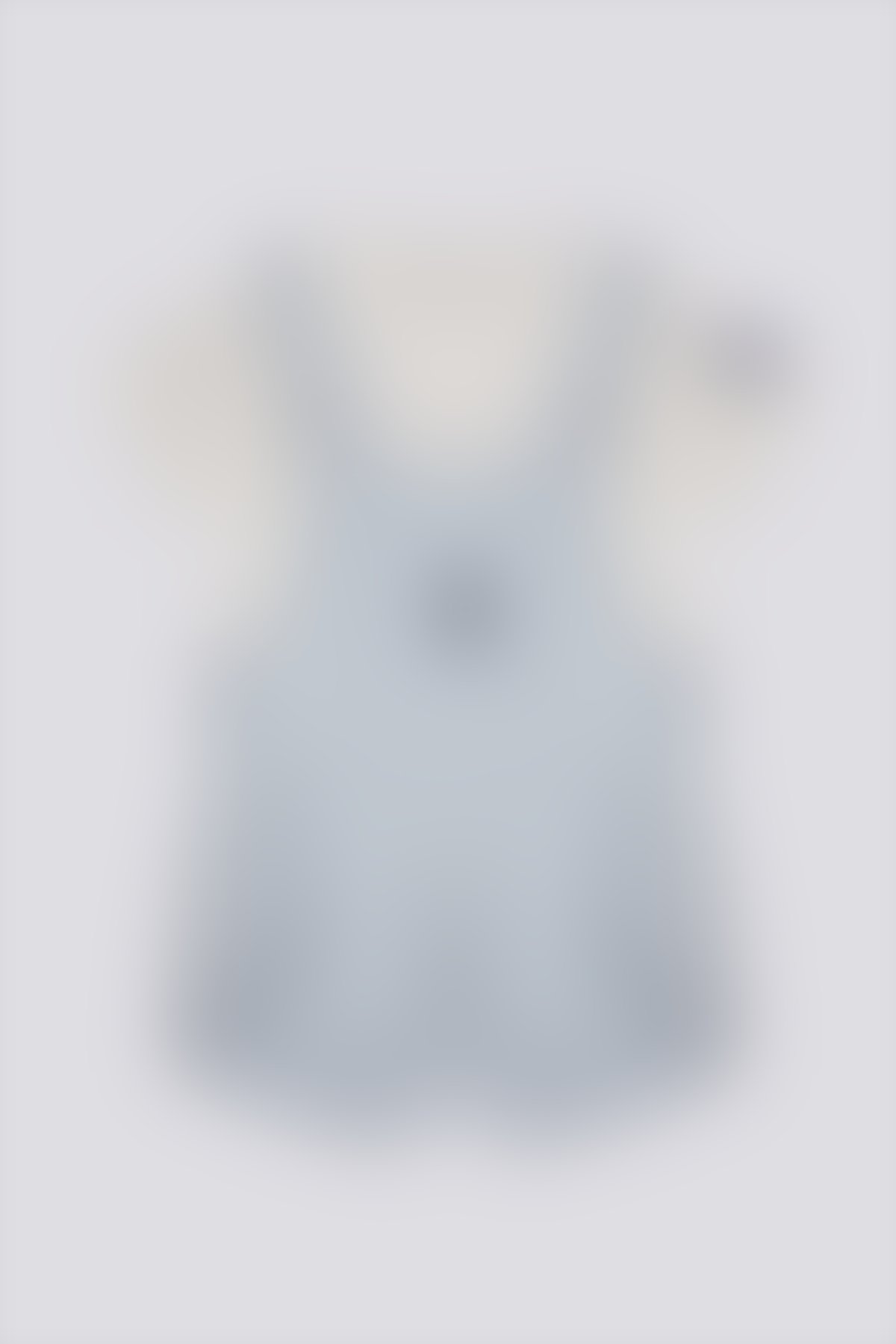 U.S. Polo Assn - U.S. Polo Assn Lisanslı Suspender Overalls Açık Mavi Erkek Bebek Takımı