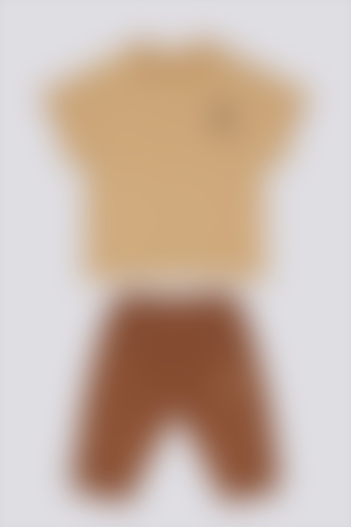 U.S. Polo Assn - U.S. Polo Assn The Elegance Of Khaki Kahve Erkek Bebek Tshirt Pantolon Takım