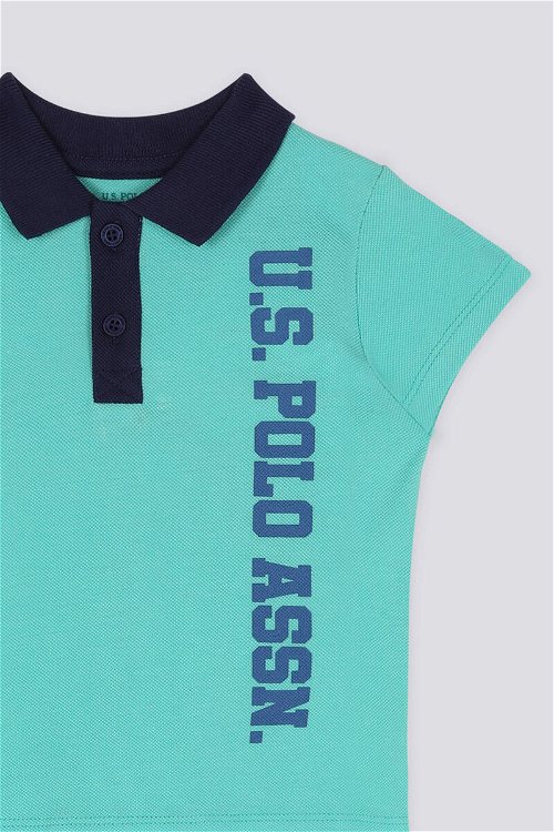 U.S. Polo Assn Azure Mavi Bebek Polo Yaka Tshirt Takım