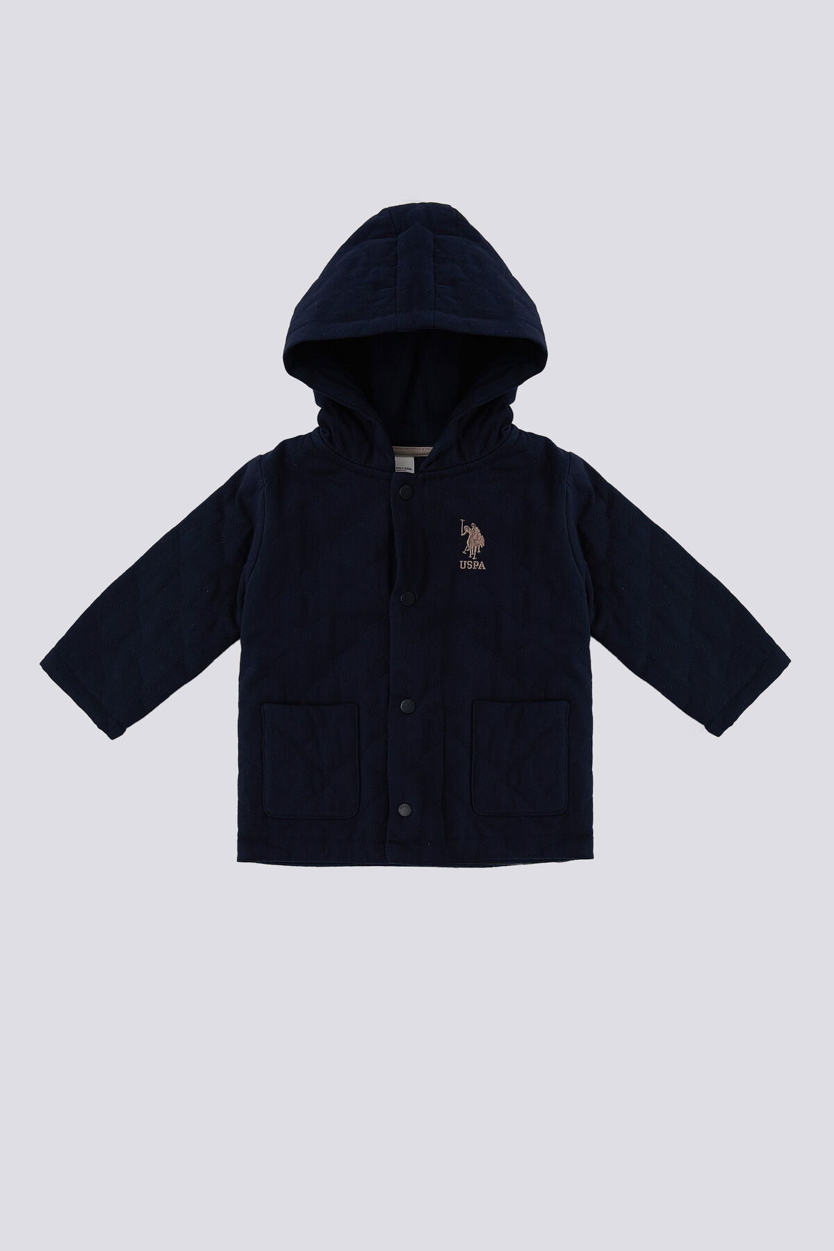 U.S. Polo Assn - U.S. Polo Assn Kız Bebek Lacivert Mont