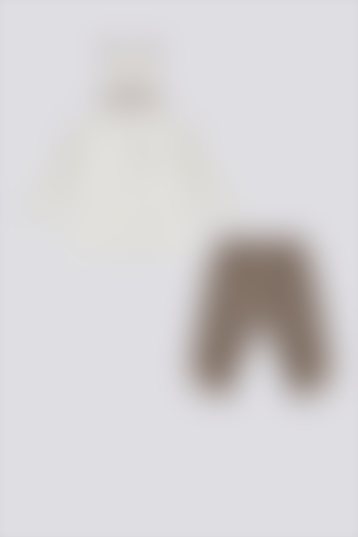 U.S. Polo Assn Bebek - U.S. Polo Assn Krem Patikli Alt Detay Bebek 3'Lü Takım