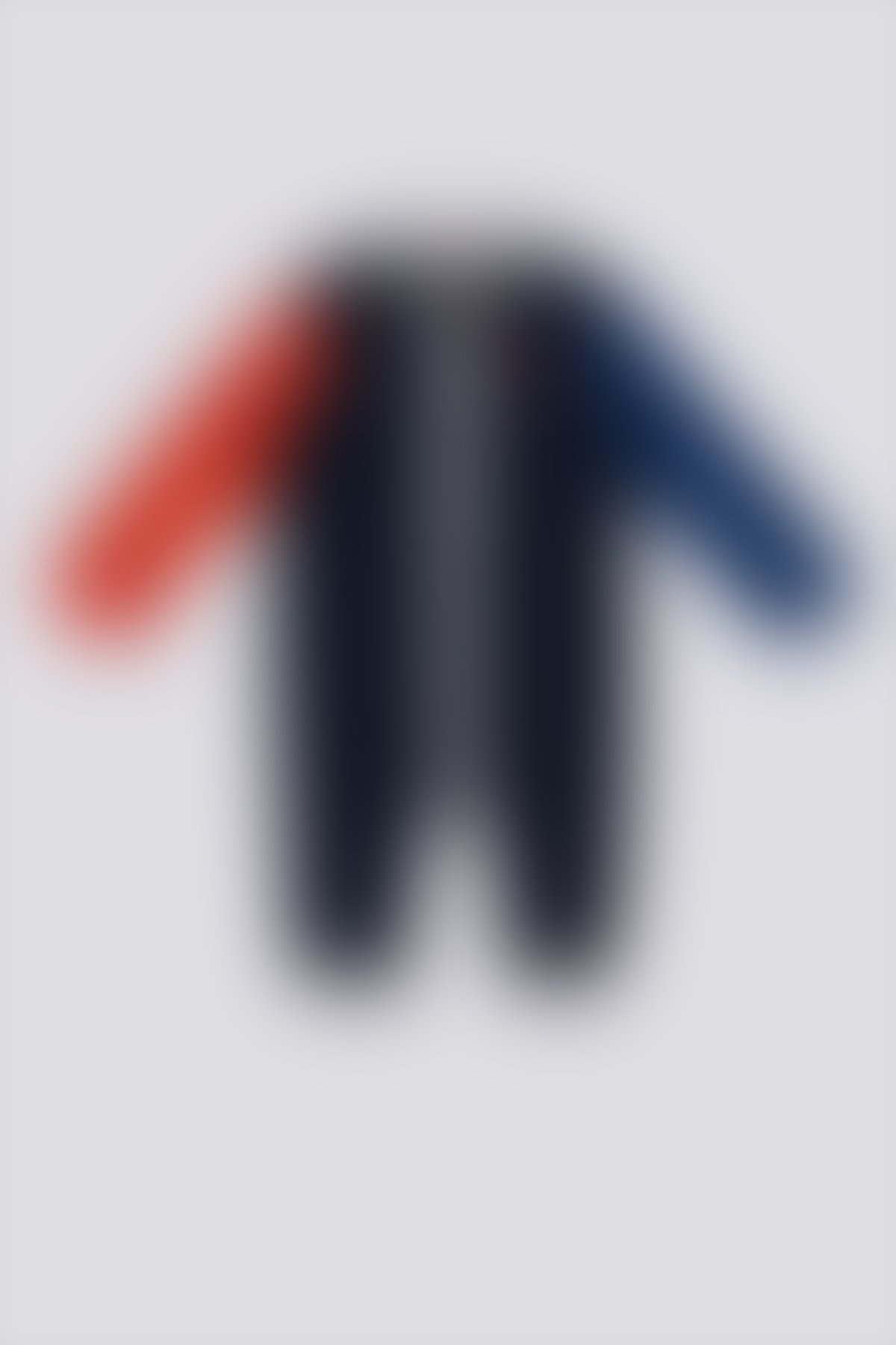 U.S. Polo Assn Bebek - U.S. Polo Assn Lacivert Garnili Ön Çıtçıtlı Bebek Tulum