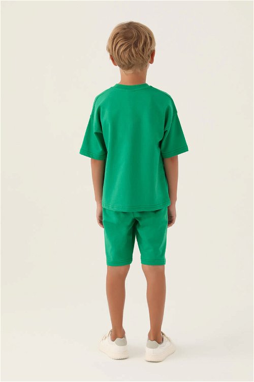 RolyPoly Enjoy Summer Yeşil Erkek Çocuk Bermuda Takım
