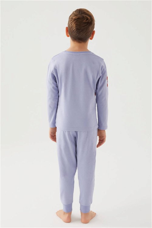 U.S. Polo Assn. Açık İndigo Erkek Çocuk Pijama Takım