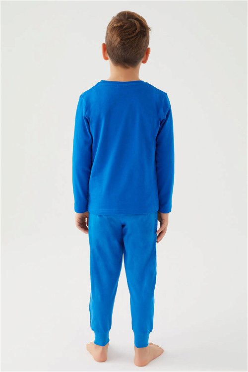 U.S. Polo Assn Lisanslı Açık Mavi Erkek Çocuk Pijama Takım