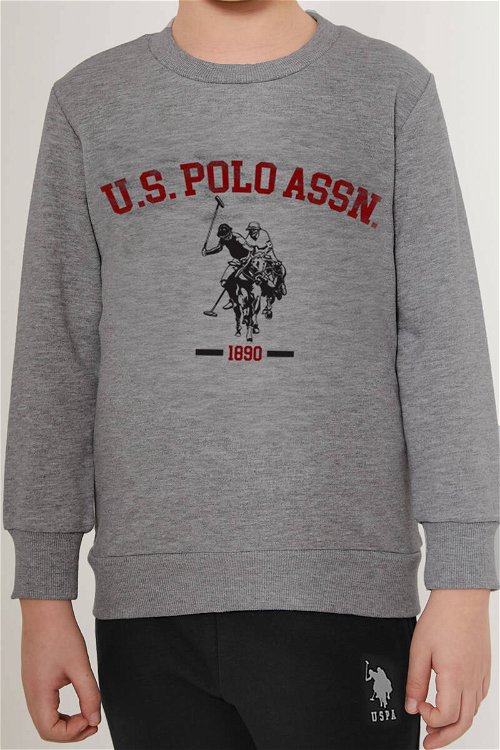 U.s Polo Asnn Erkek Çocuk Antrasit Eşofman Takımı