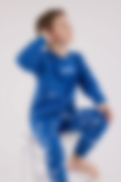 Rolypoly - Rolypoly Erkek Çocuk Mavi Pijama Takımı