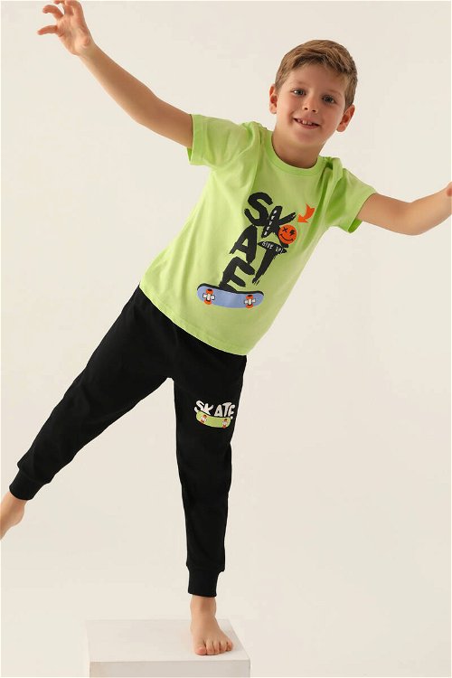 RolyPoly Skate Sarı Erkek Çocuk Pijama Takımı