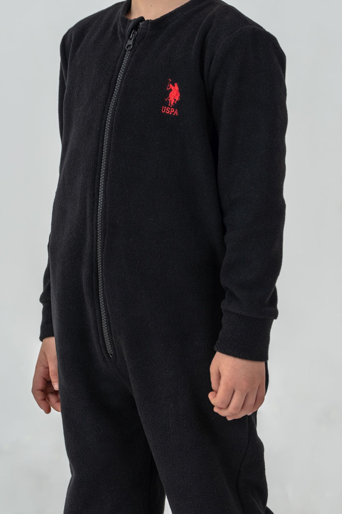 U.S. Polo Assn - U.S. Polo Assn Erkek Çocuk Siyah Tulum