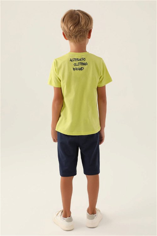 U.S. Polo Assn Lisanslı Clothing Yeşil Erkek Çocuk Bermuda Takım