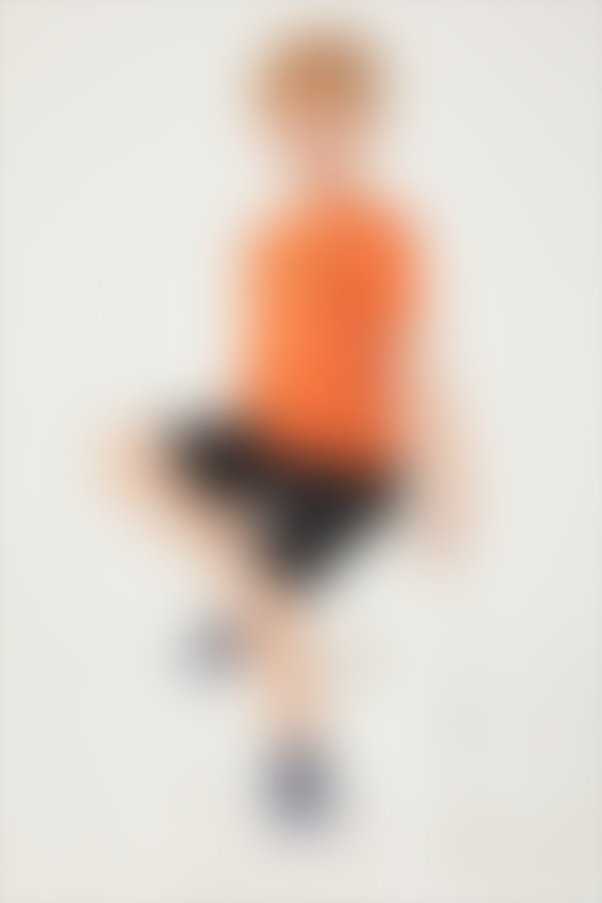 U.S. Polo Assn - U.S. Polo Assn Shaped Turuncu Erkek Çocuk Bermuda Takım
