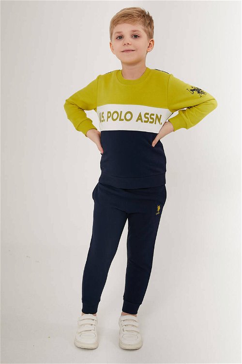 U.S. Polo Assn Sweet Perfect Yeşil Erkek Çocuk Eşofman Takımı