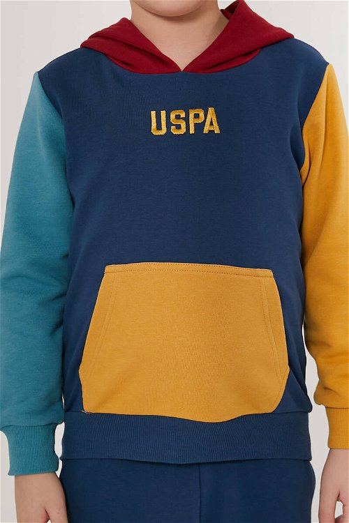 U.S. Polo Assn Colored Koyu Mavi Erkek Çocuk Eşofman Takımı