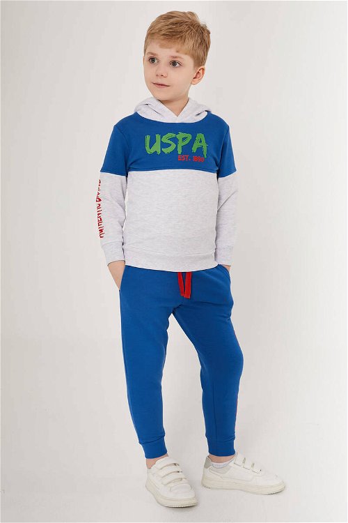 U.S. Polo Assn Sweet Colors Mavi Erkek Çocuk Eşofman Takımı