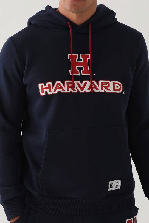Harvard Lacivert Erkek Sweatshirt