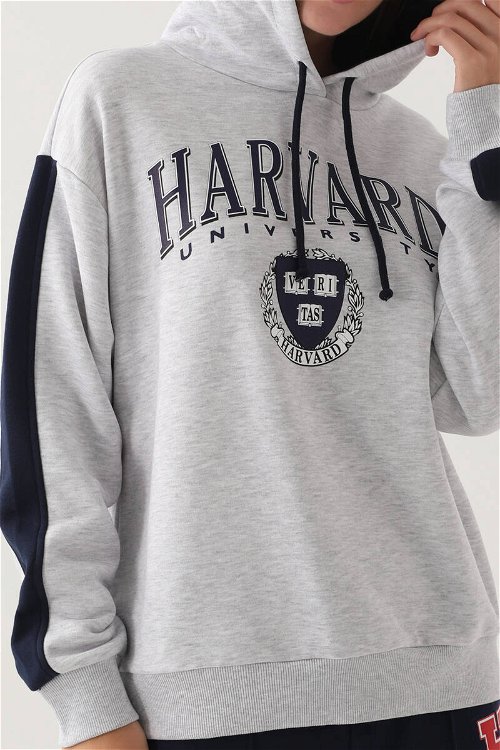 Harvard Kar Melanj Kadın Sweatshirt